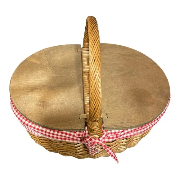 Vintage picnic basket - Picture 2 of 5